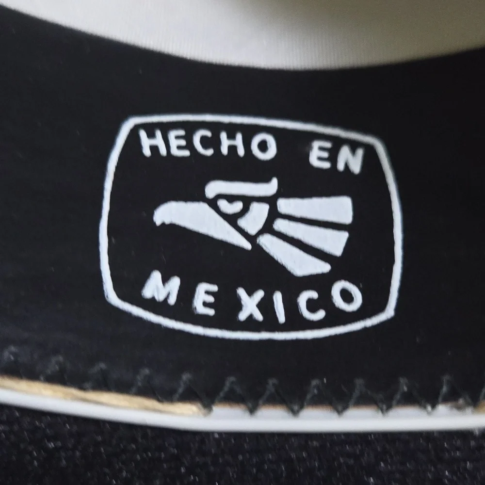 Vintage Mariachi Sombrero Black White Pigalle XXXXX Hat - Picture 4 of 10